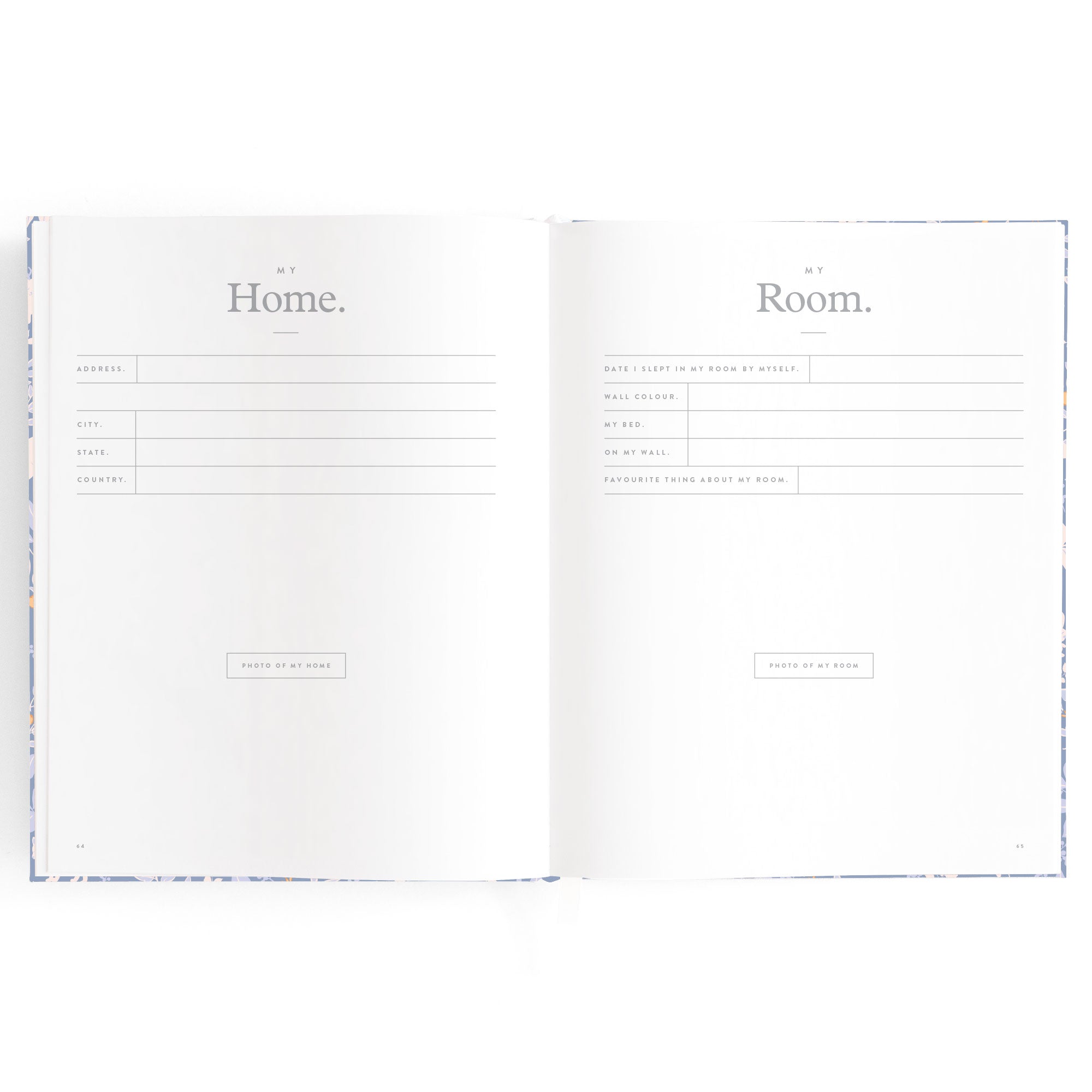 Baby Book Forest Friends Cornflower Boxed