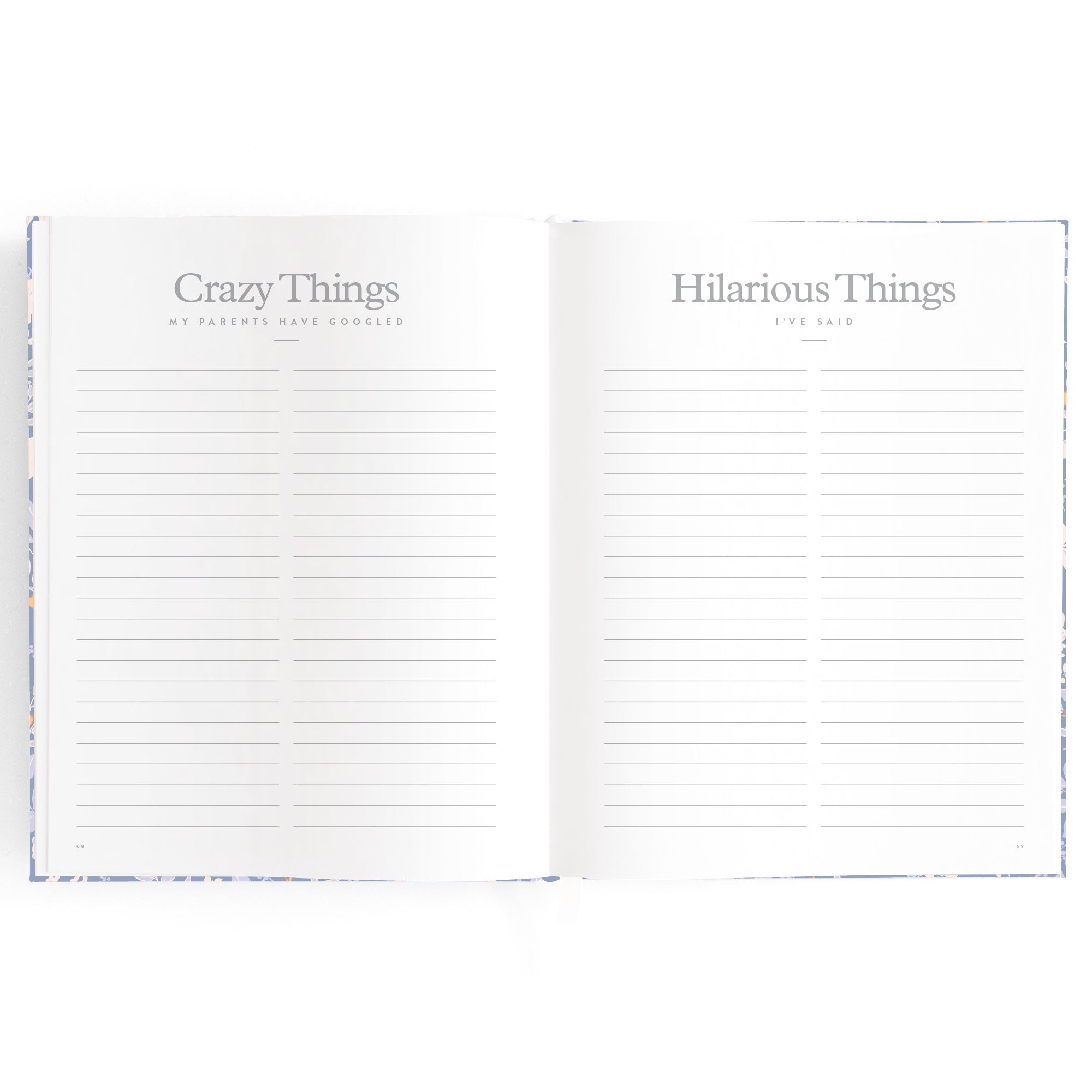 Baby Book Forest Friends Cornflower Boxed