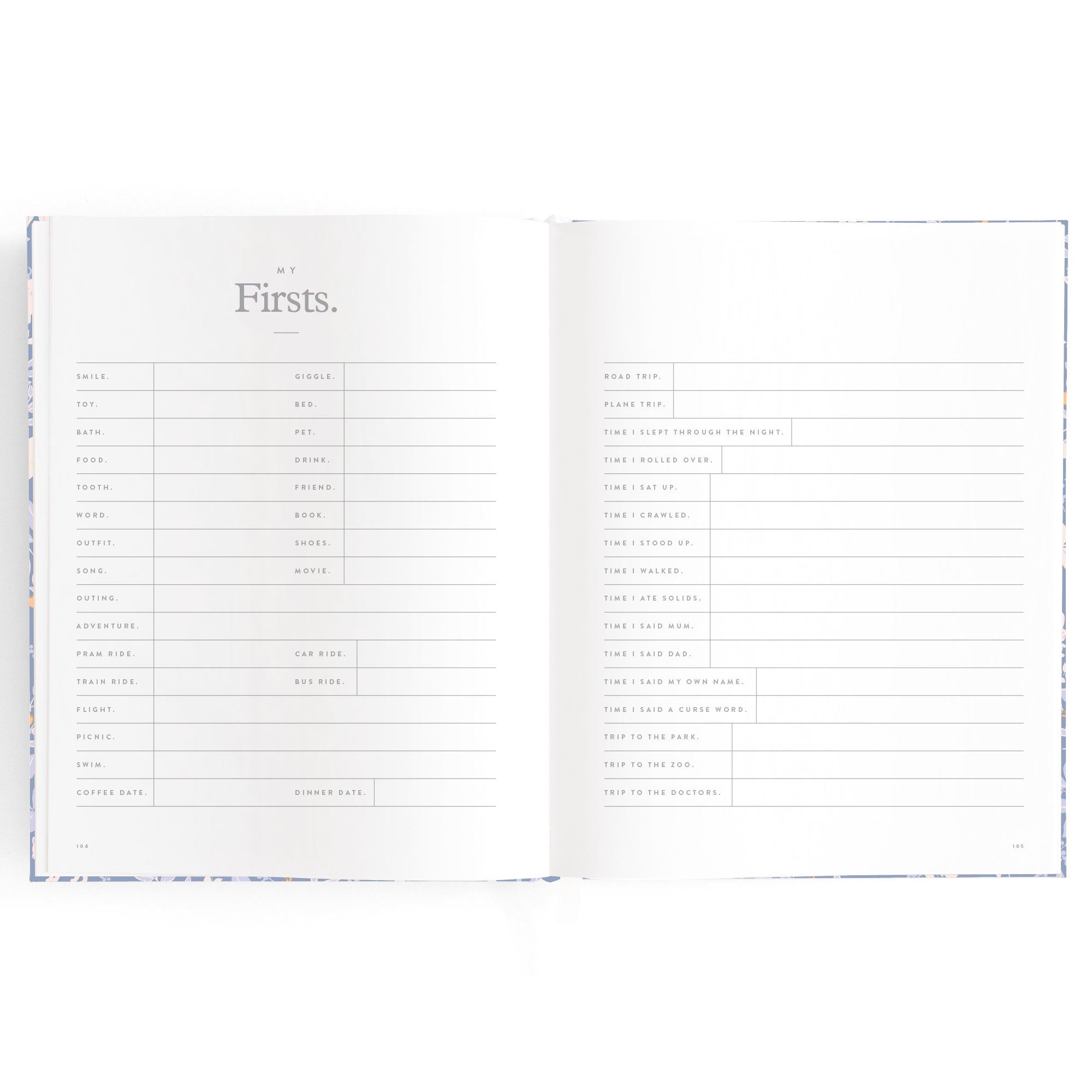 Baby Book Forest Friends Cornflower Boxed