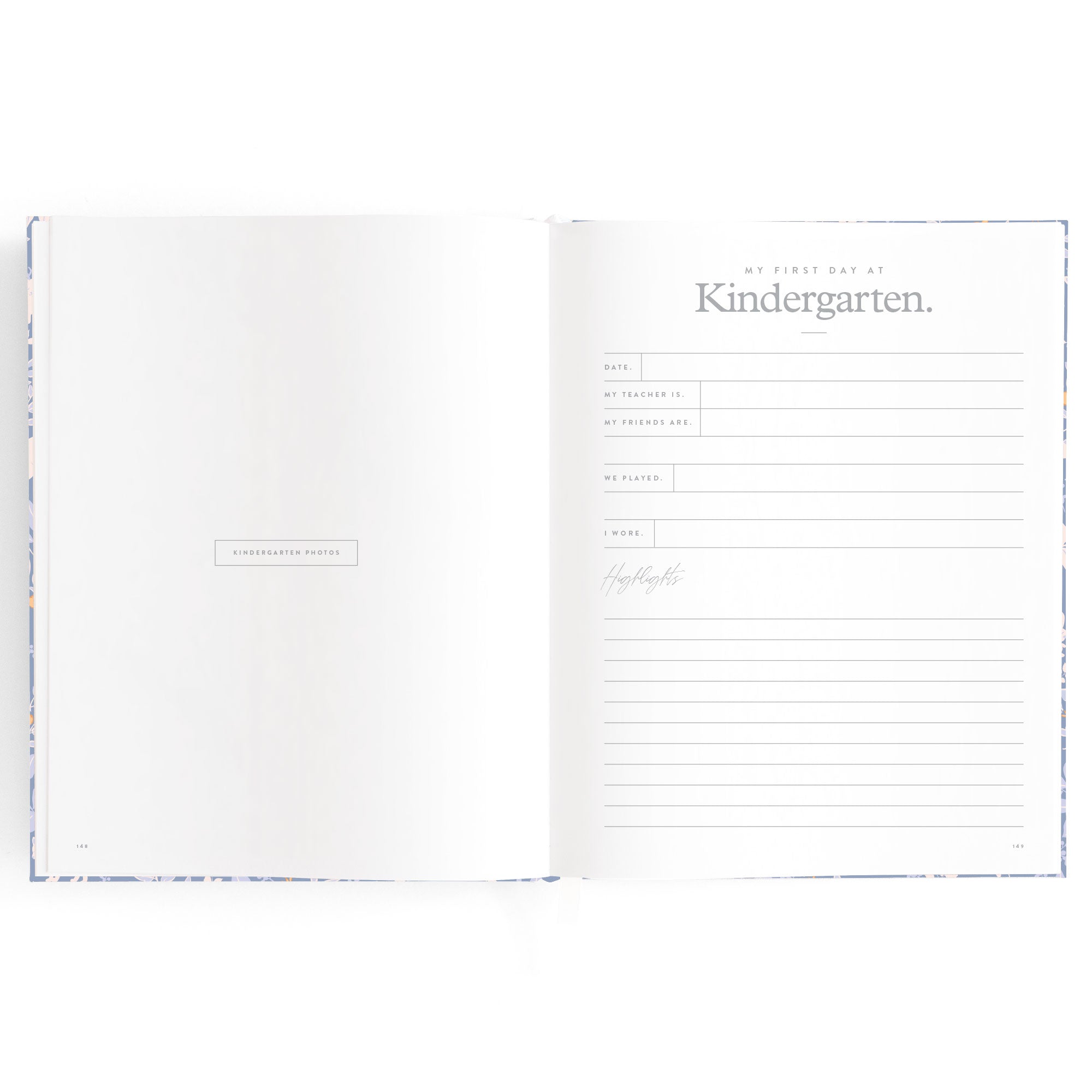 Baby Book Forest Friends Cornflower Boxed