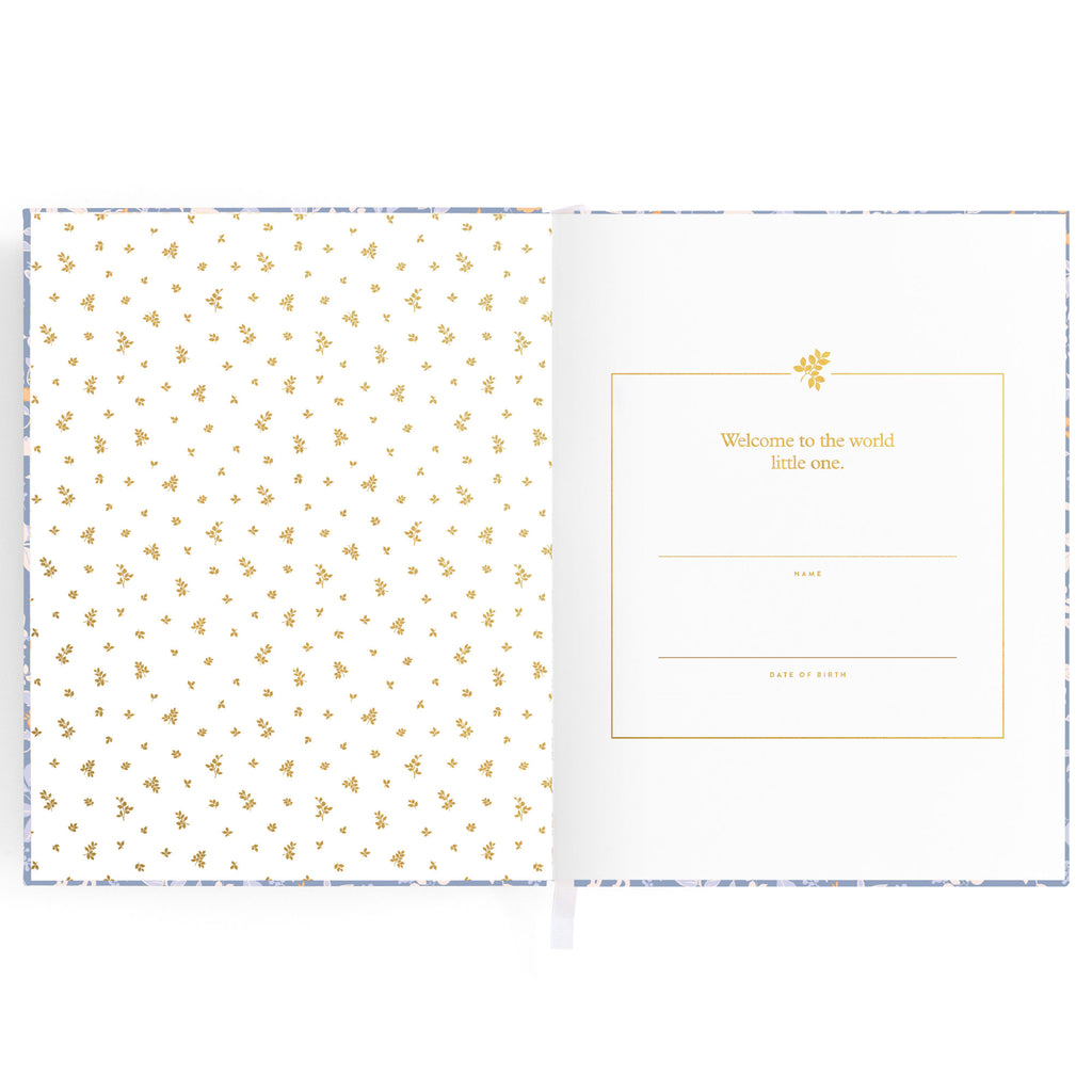 Baby Book Forest Friends Cornflower Boxed