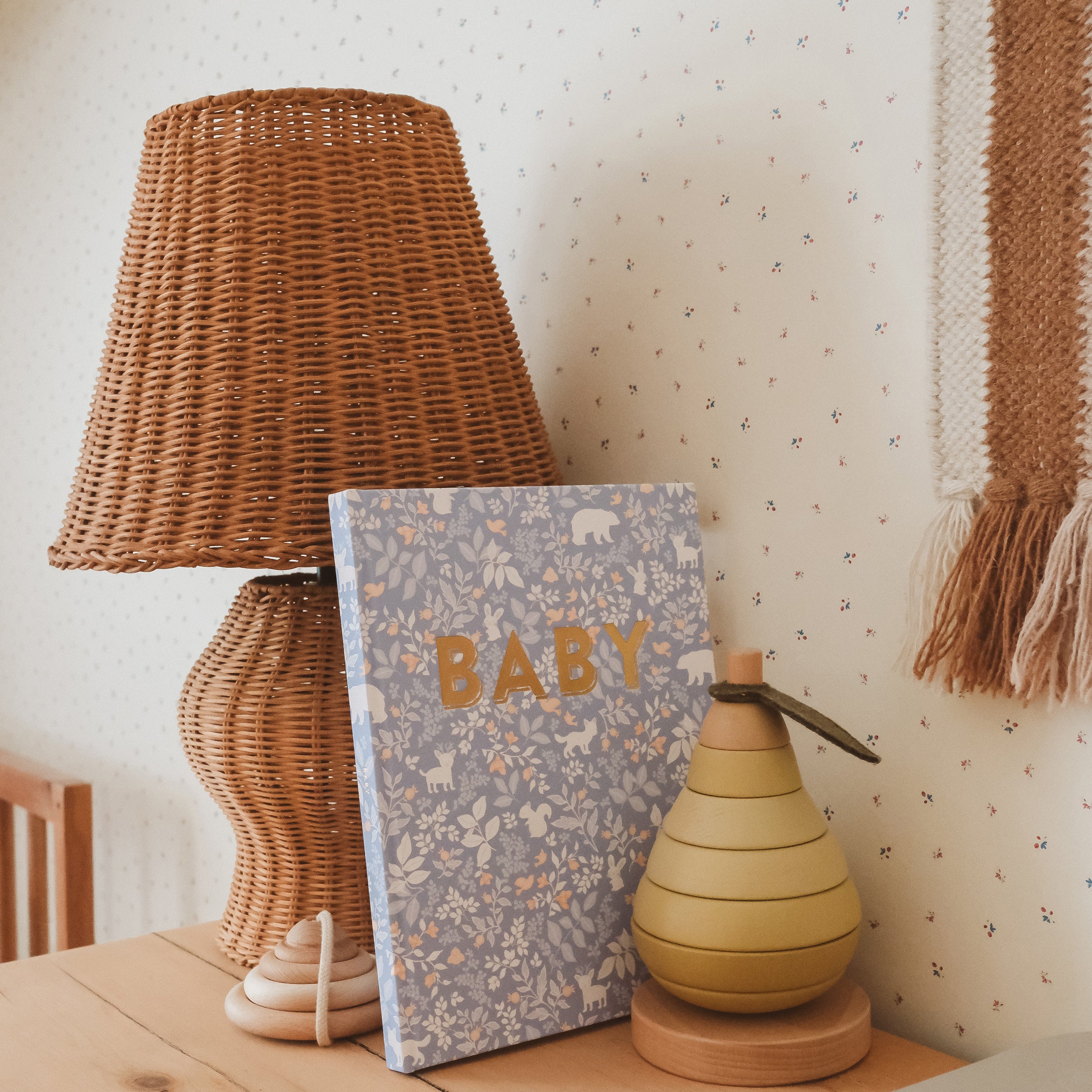 Baby Book Forest Friends Cornflower Boxed