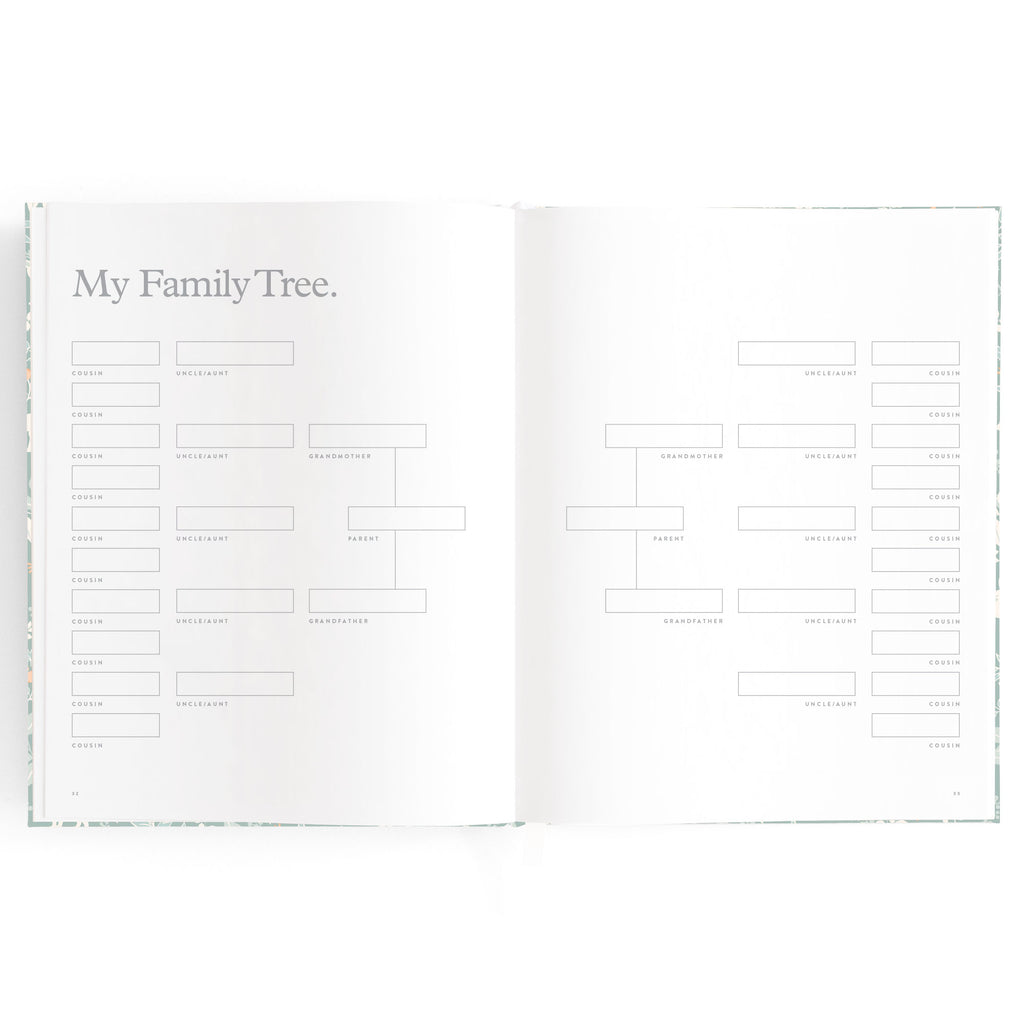 Baby Book Forest Friends Sage Boxed