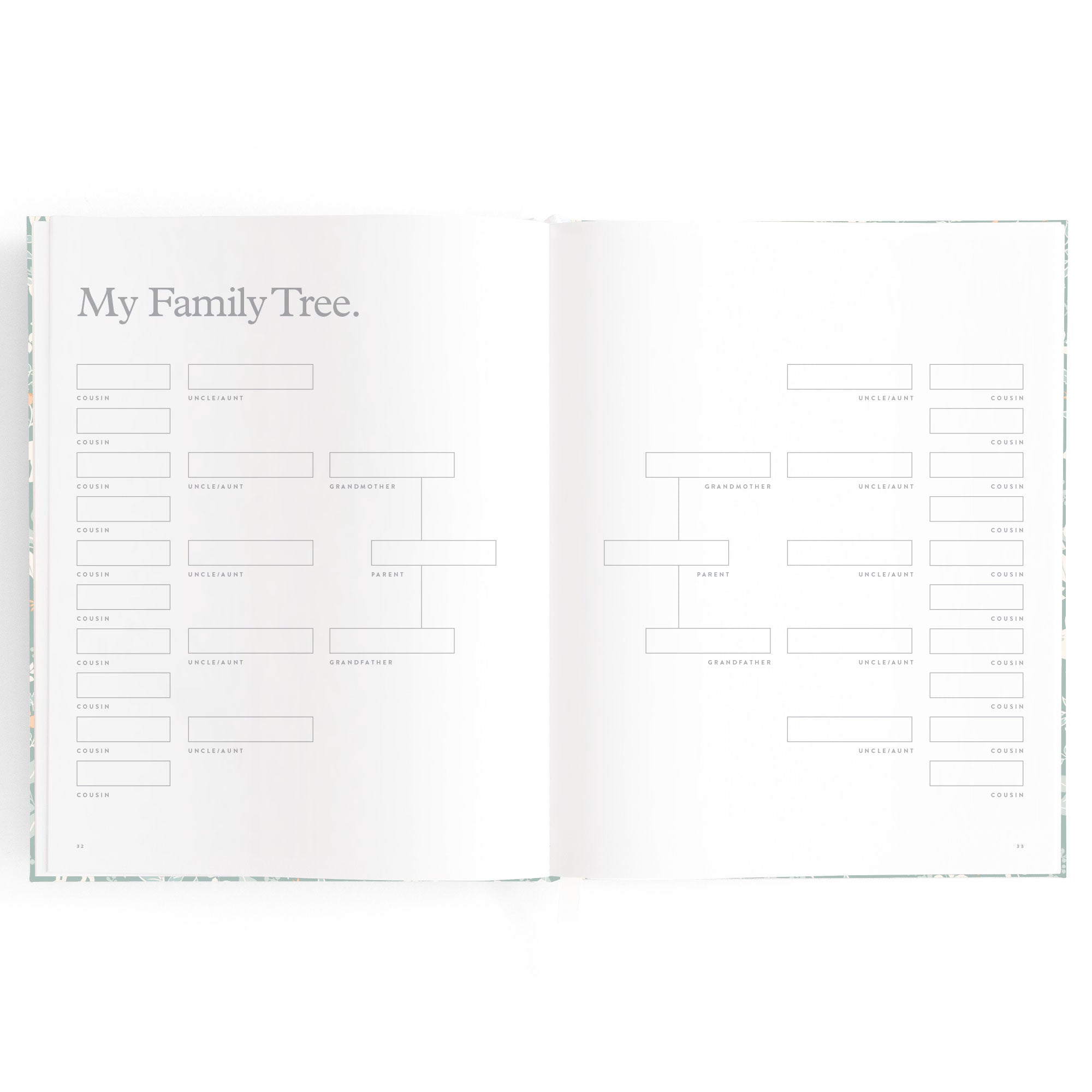 Baby Book Forest Friends Sage Boxed