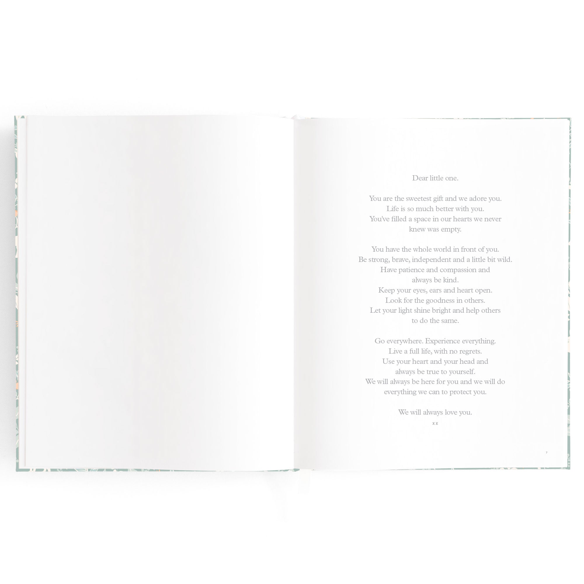 Baby Book Forest Friends Sage