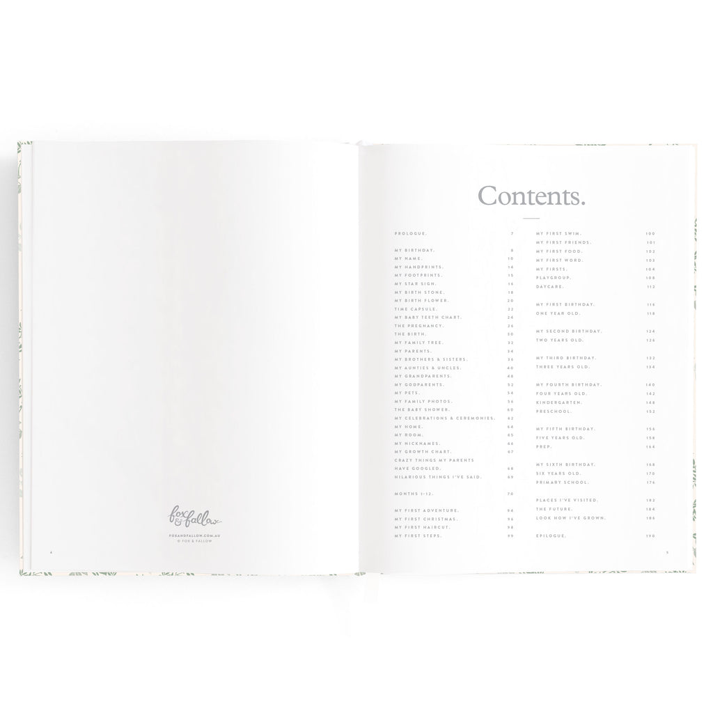 Baby Book Cypress - SECONDS