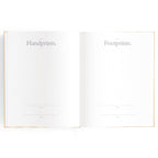 Baby Book Coffee Stripe - SECONDS