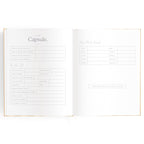 Baby Book Coffee Stripe - SECONDS