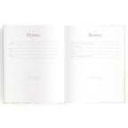 Baby Book Coffee Stripe - SECONDS