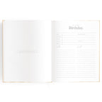 Baby Book Coffee Stripe - SECONDS