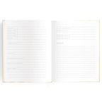 Baby Book Coffee Stripe - SECONDS