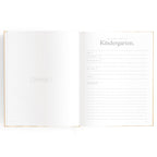 Baby Book Coffee Stripe - SECONDS