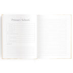 Baby Book Coffee Stripe - SECONDS