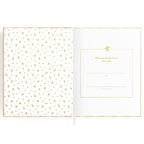 Baby Book Coffee Stripe - SECONDS