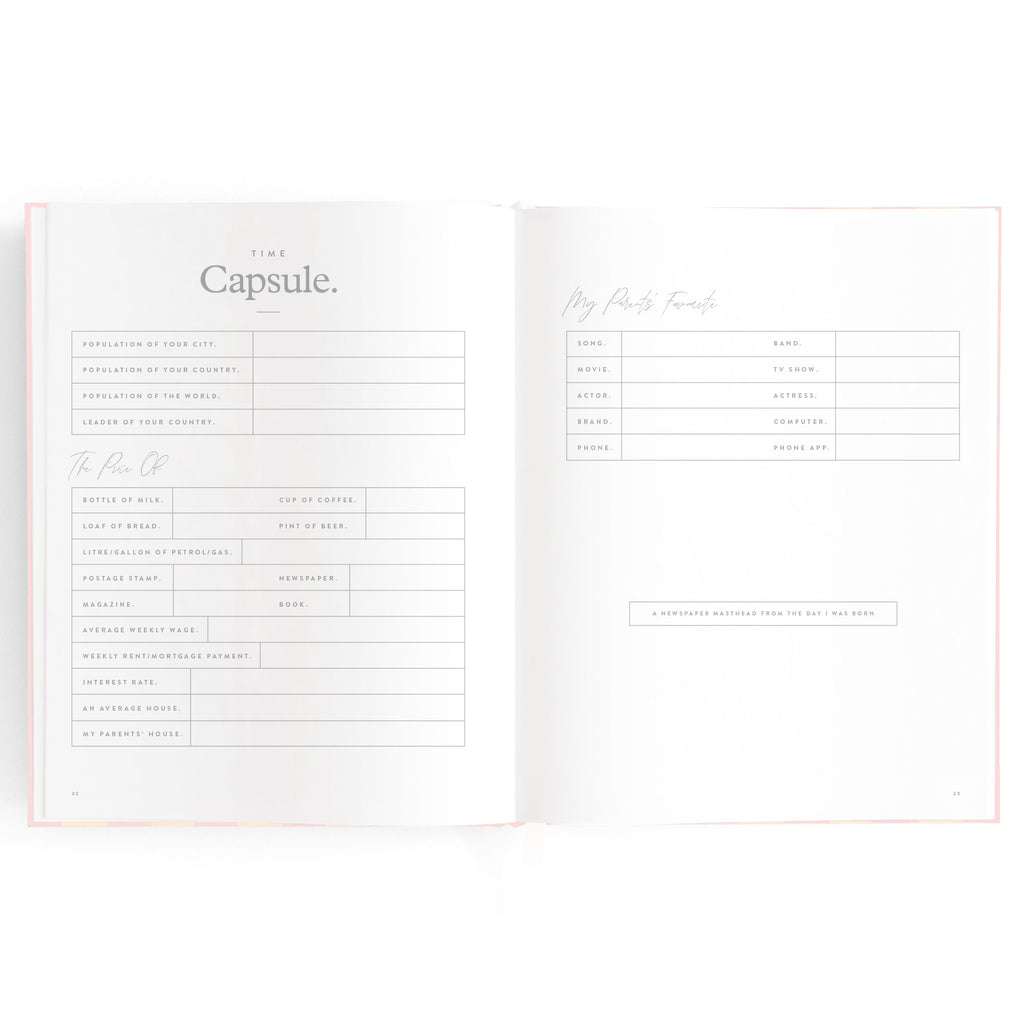 Baby Book Petal Stripe - 3rd Edition - PRE-ORDER (MAY)