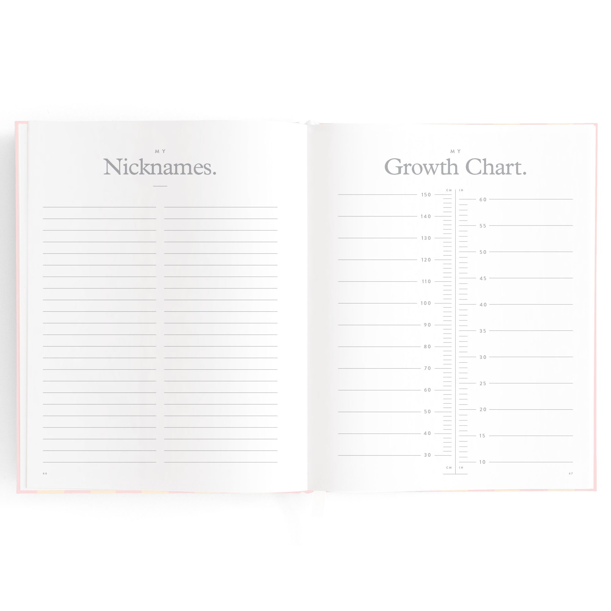 Baby Book Petal Stripe - 3rd Edition - PRE-ORDER (MAY)