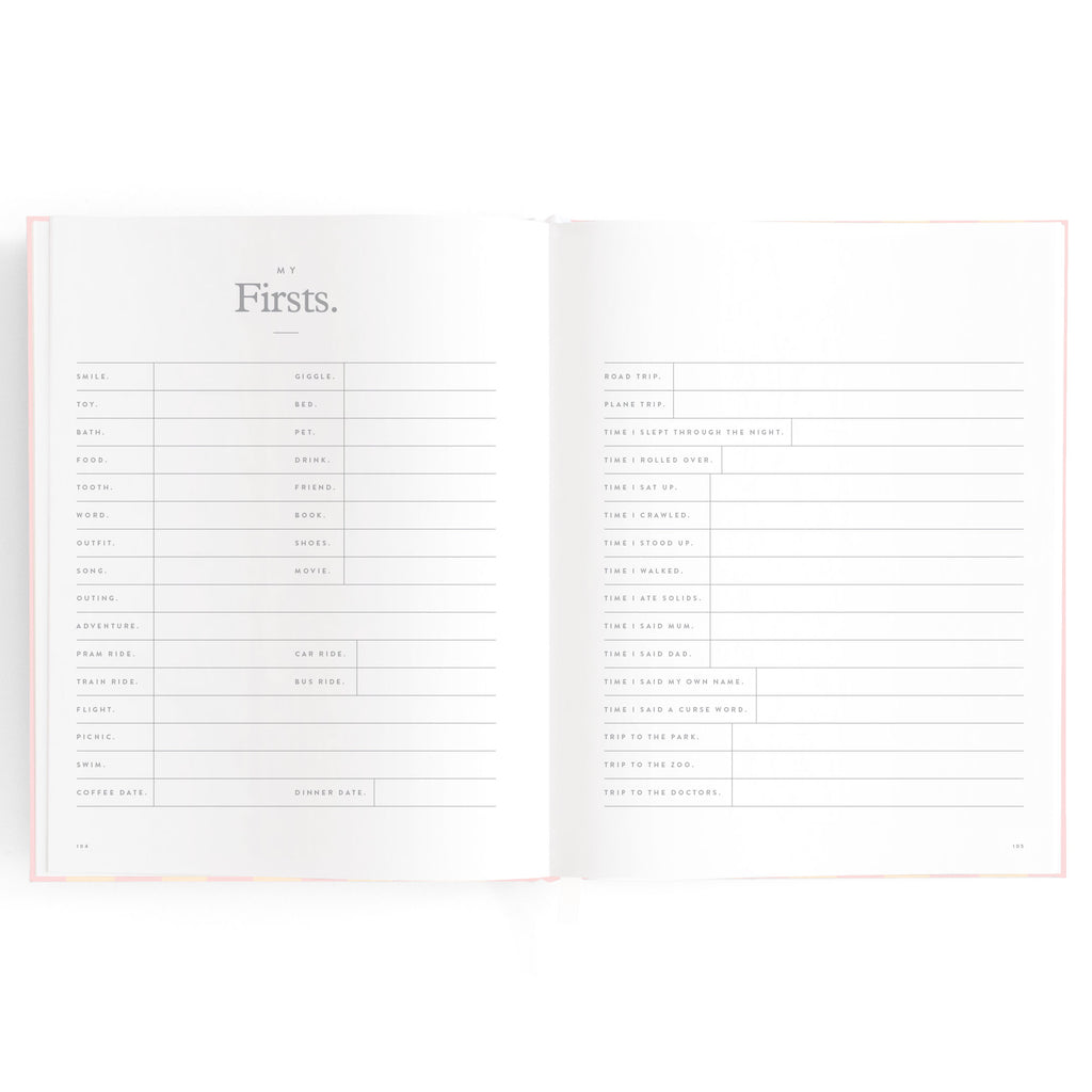 Baby Book Petal Stripe - 3rd Edition - PRE-ORDER (MAY)