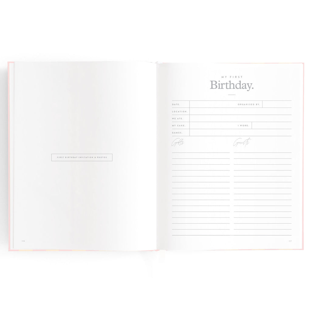 Baby Book Petal Stripe - 3rd Edition - PRE-ORDER (MAY)