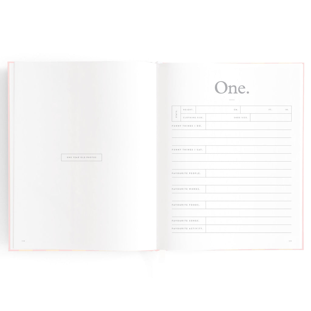 Baby Book Petal Stripe - 3rd Edition - PRE-ORDER (MAY)