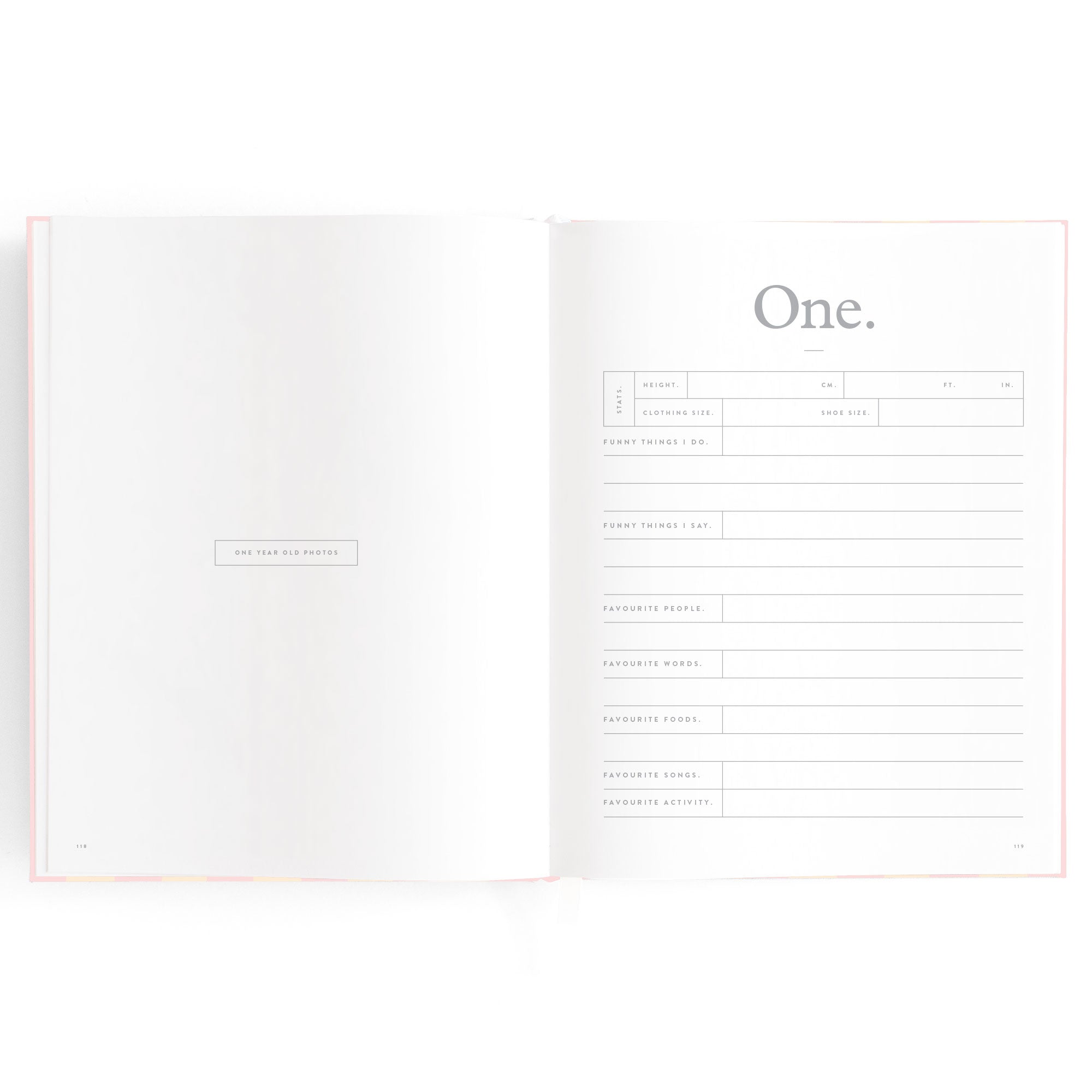 Baby Book Petal Stripe - 3rd Edition - PRE-ORDER (MAY)