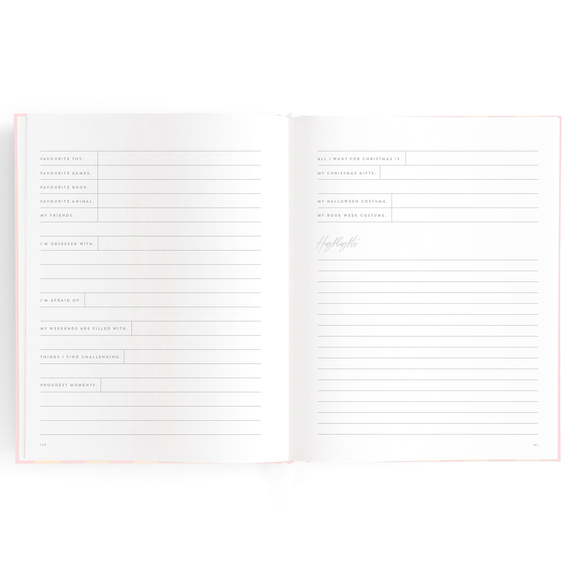 Baby Book Petal Stripe - 3rd Edition - PRE-ORDER (MAY)