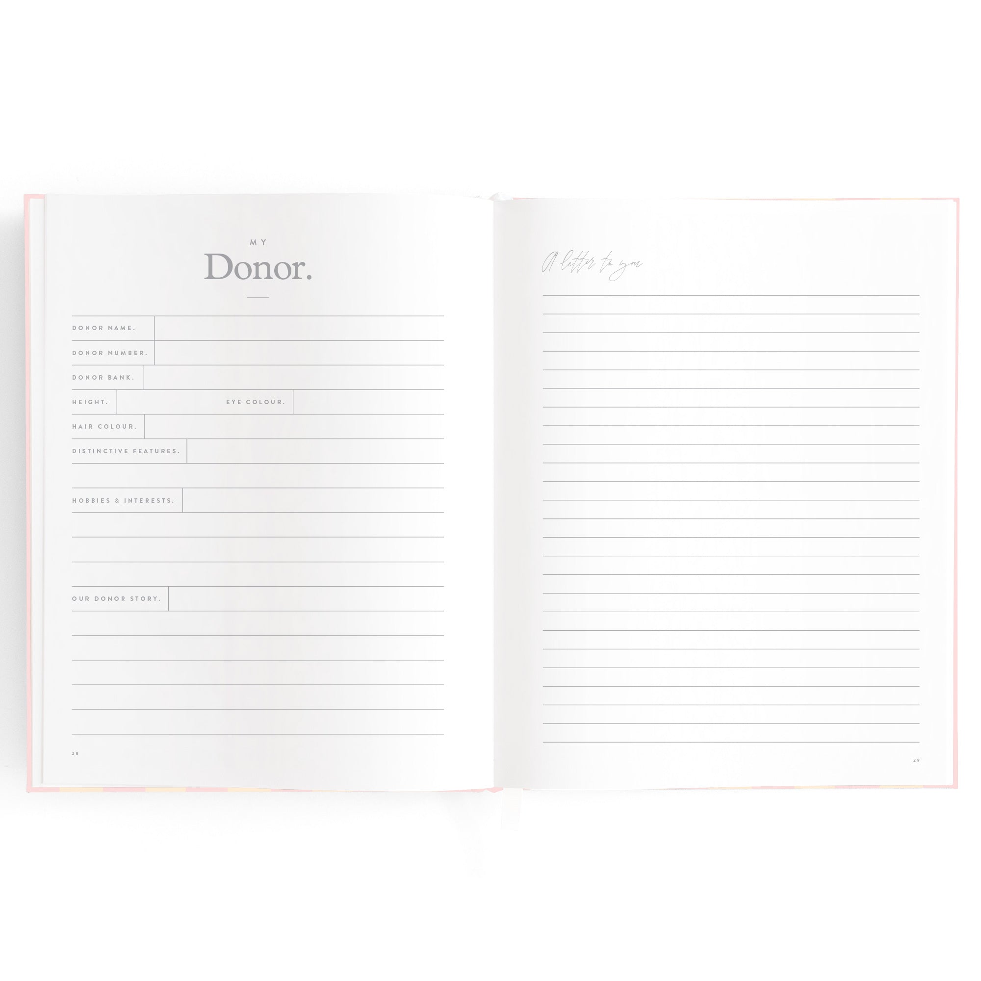 Baby Book Petal Stripe - 3rd Edition - PRE-ORDER (MAY)