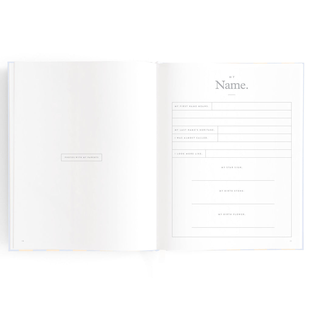 Baby Book Cloud Stripe - 3rd Edition - PRE-ORDER (MAY)