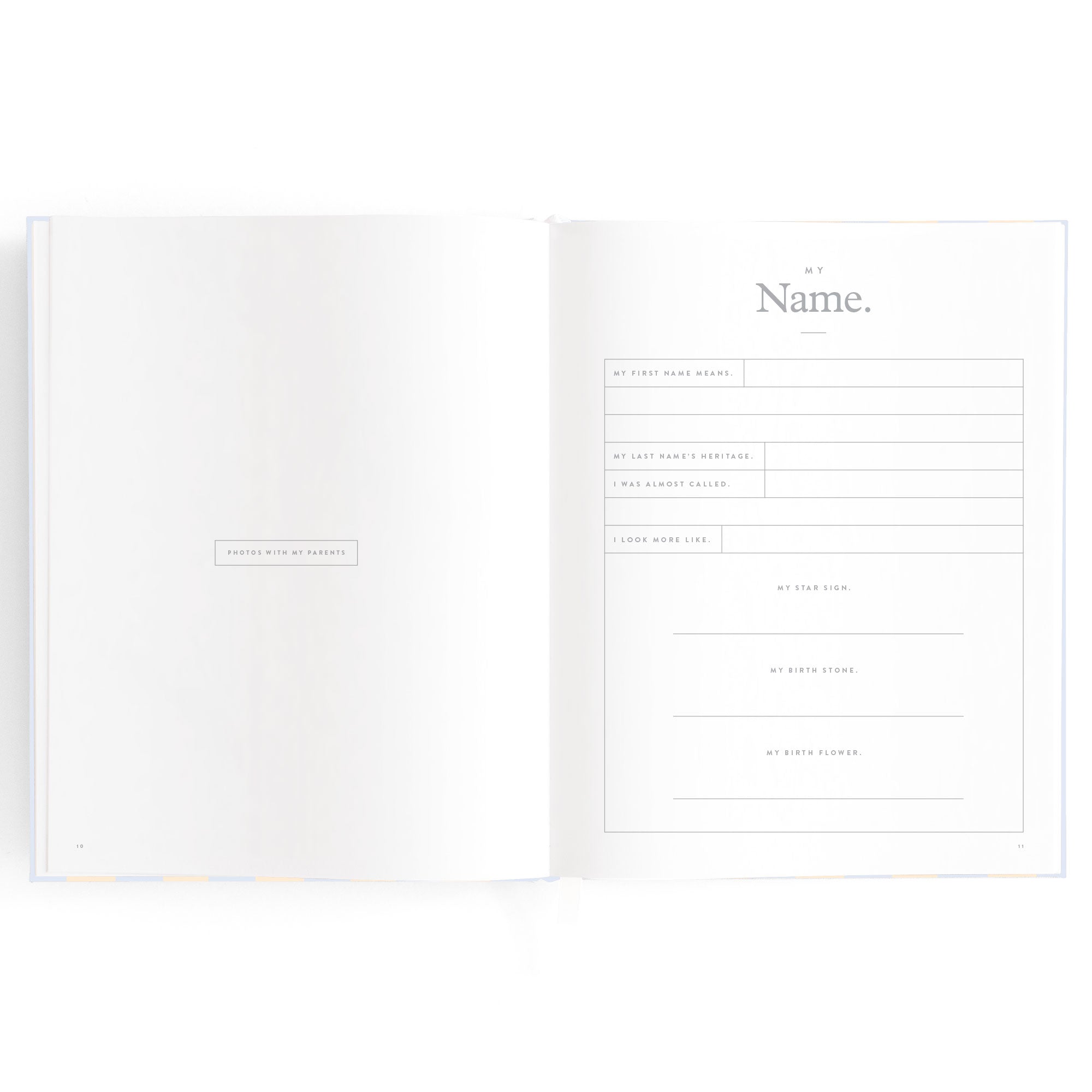 Baby Book Cloud Stripe - 3rd Edition - PRE-ORDER (MAY)