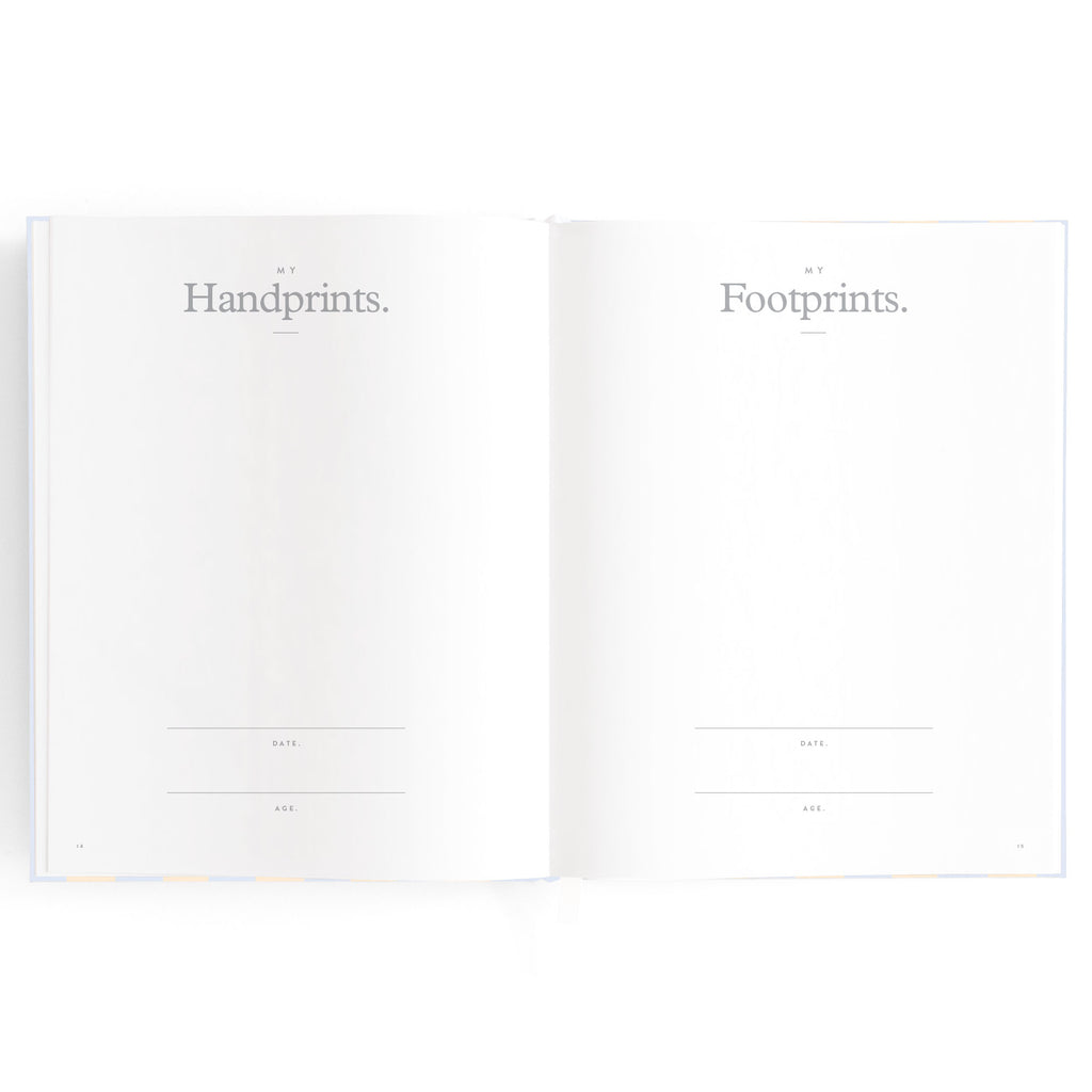 Baby Book Cloud Stripe Boxed - 3rd Edition - PRE-ORDER (MAY)