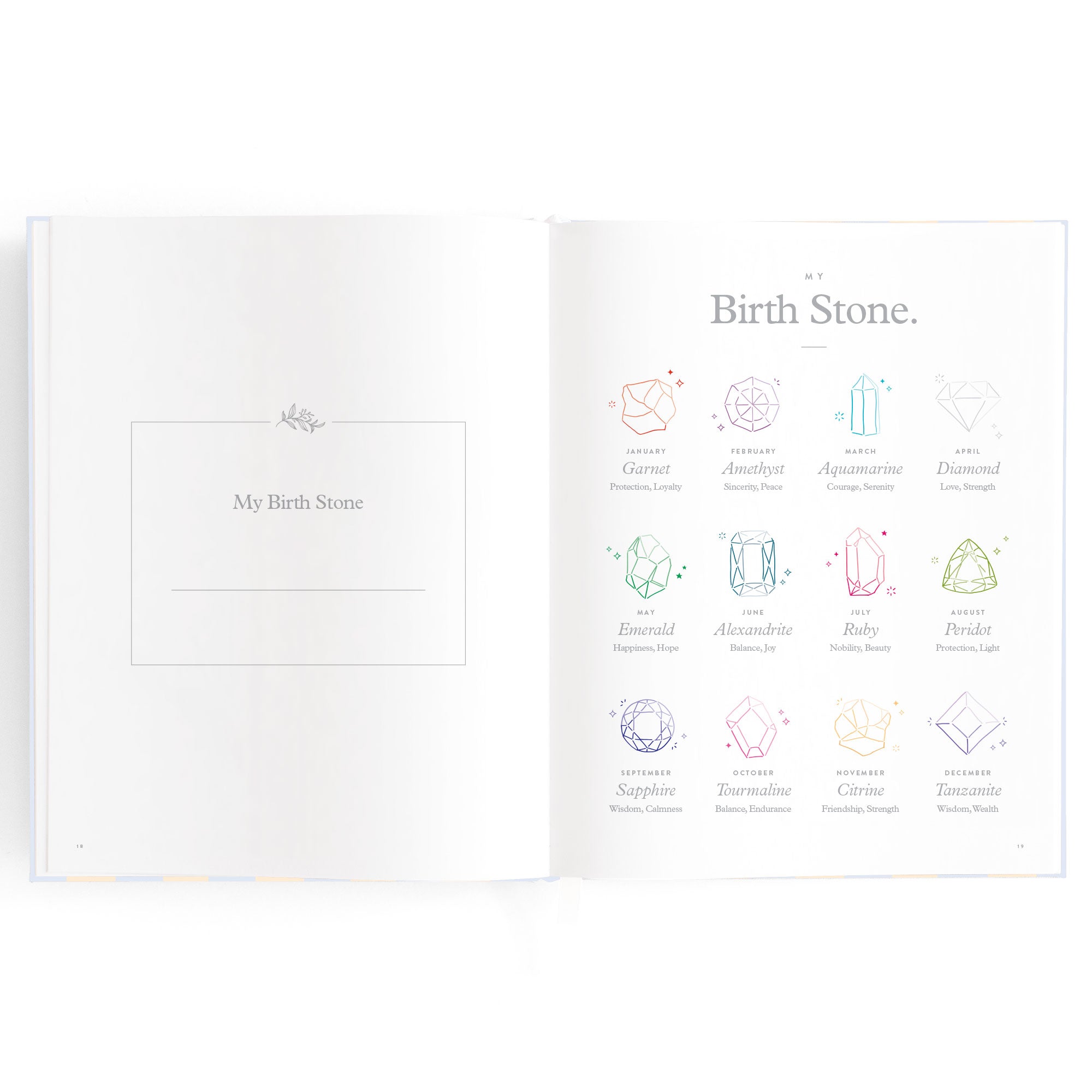 Baby Book Cloud Stripe - 3rd Edition - PRE-ORDER (MAY)