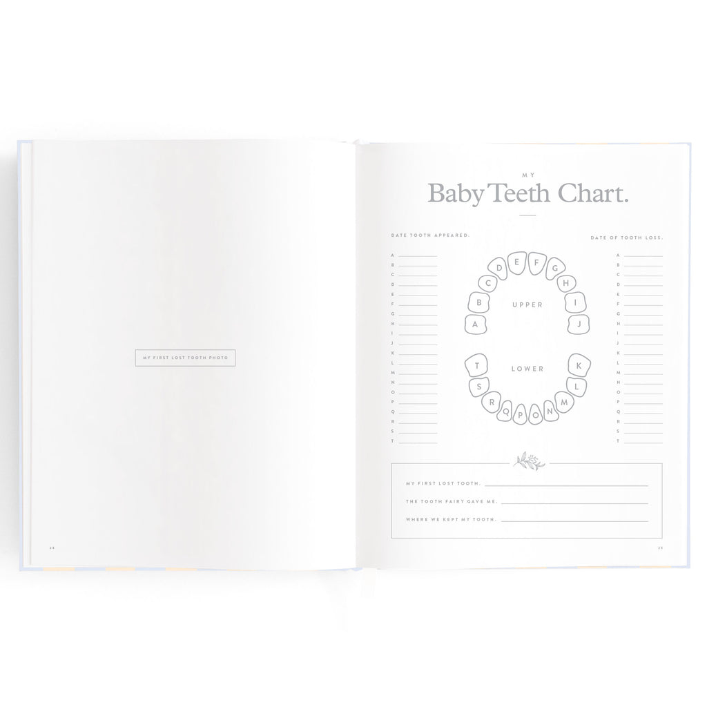 Baby Book Cloud Stripe Boxed - 3rd Edition - PRE-ORDER (MAY)