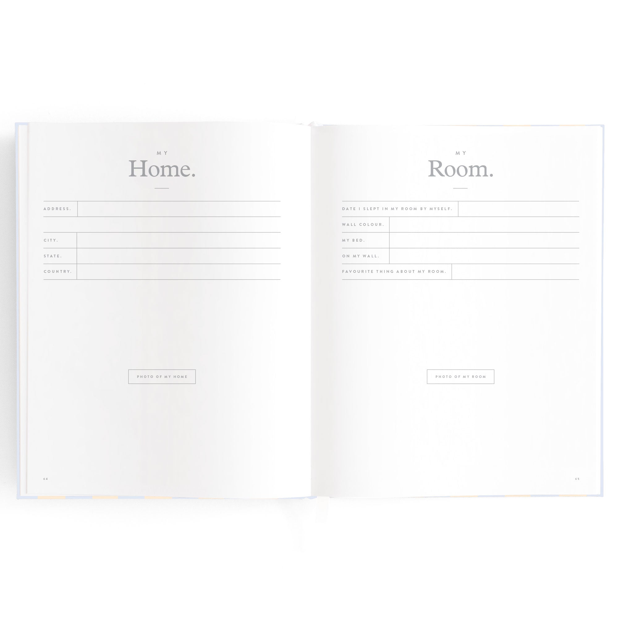 Baby Book Cloud Stripe Boxed - 3rd Edition - PRE-ORDER (MAY)