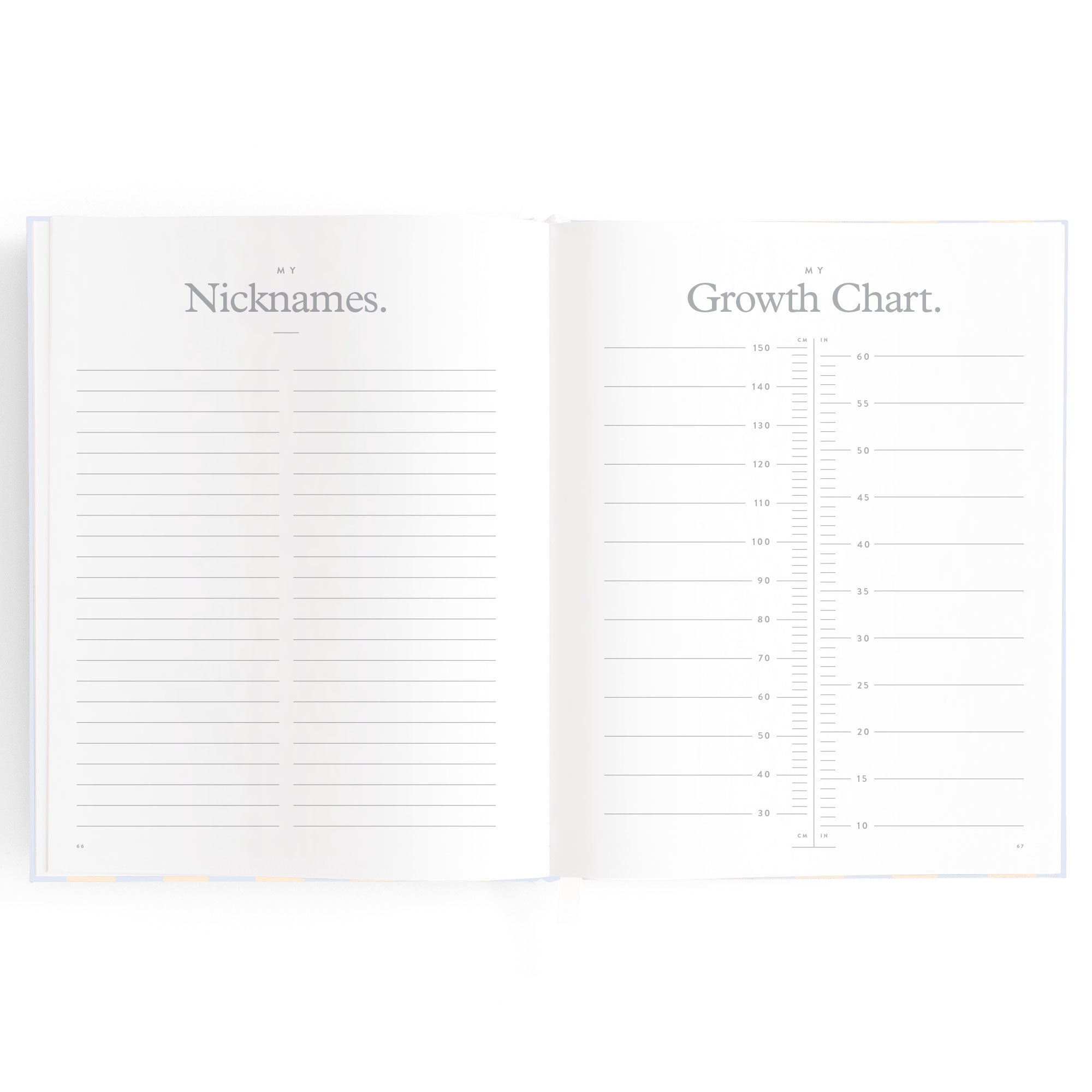 Baby Book Cloud Stripe - 3rd Edition - PRE-ORDER (MAY)