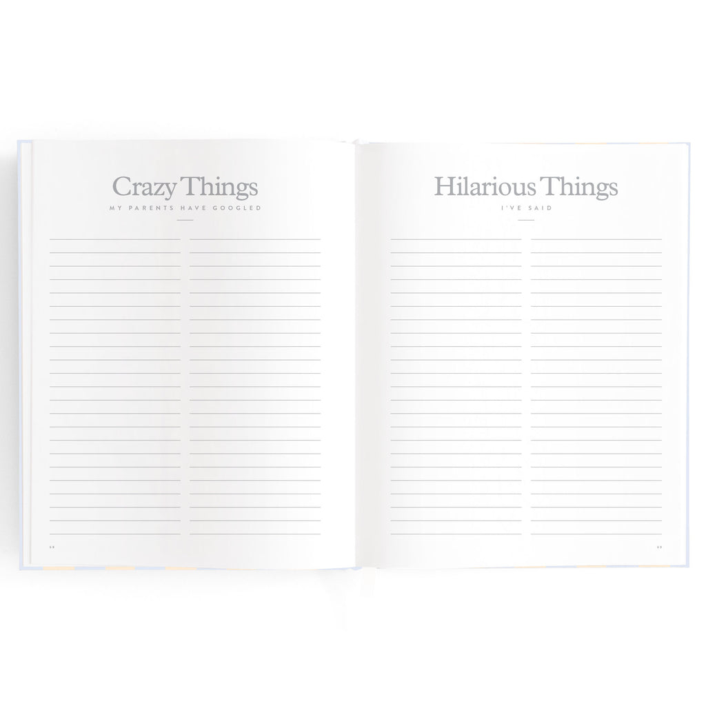 Baby Book Cloud Stripe - 3rd Edition - PRE-ORDER (MAY)