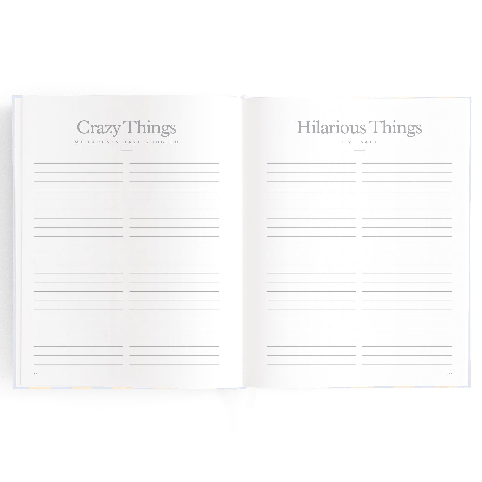 Baby Book Cloud Stripe Boxed - 3rd Edition - PRE-ORDER (MAY)