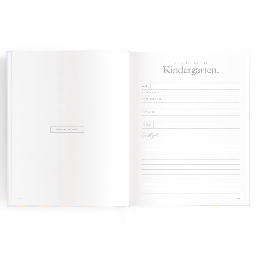 Baby Book Cloud Stripe Boxed - 3rd Edition - PRE-ORDER (MAY)