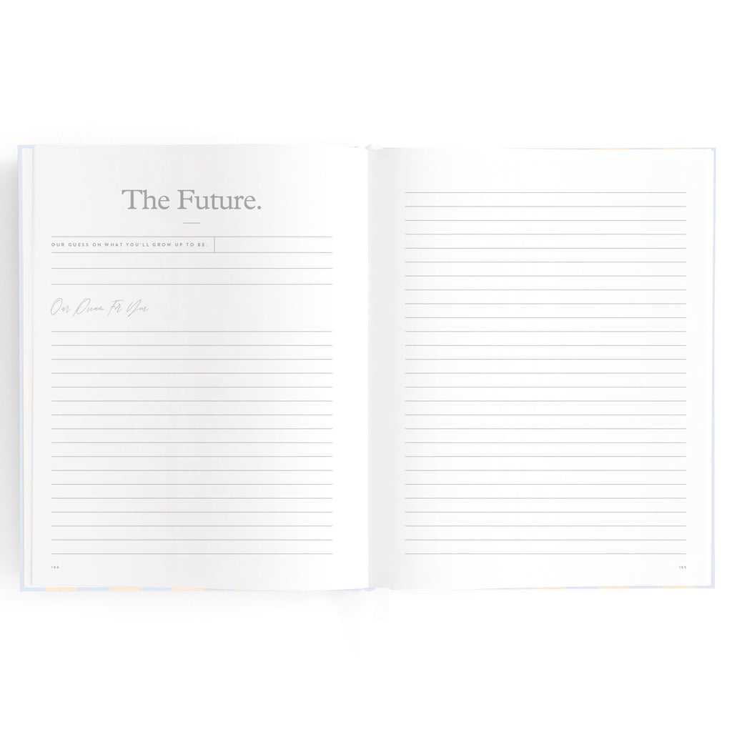 Baby Book Cloud Stripe - 3rd Edition - PRE-ORDER (MAY)