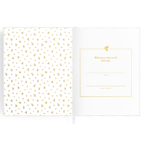 Baby Book Cloud Stripe Boxed - 3rd Edition
