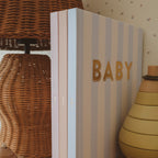 Baby Book Cloud Stripe Boxed - 3rd Edition - PRE-ORDER (MAY)