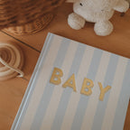 Baby Book Cloud Stripe Boxed - 3rd Edition - PRE-ORDER (MAY)