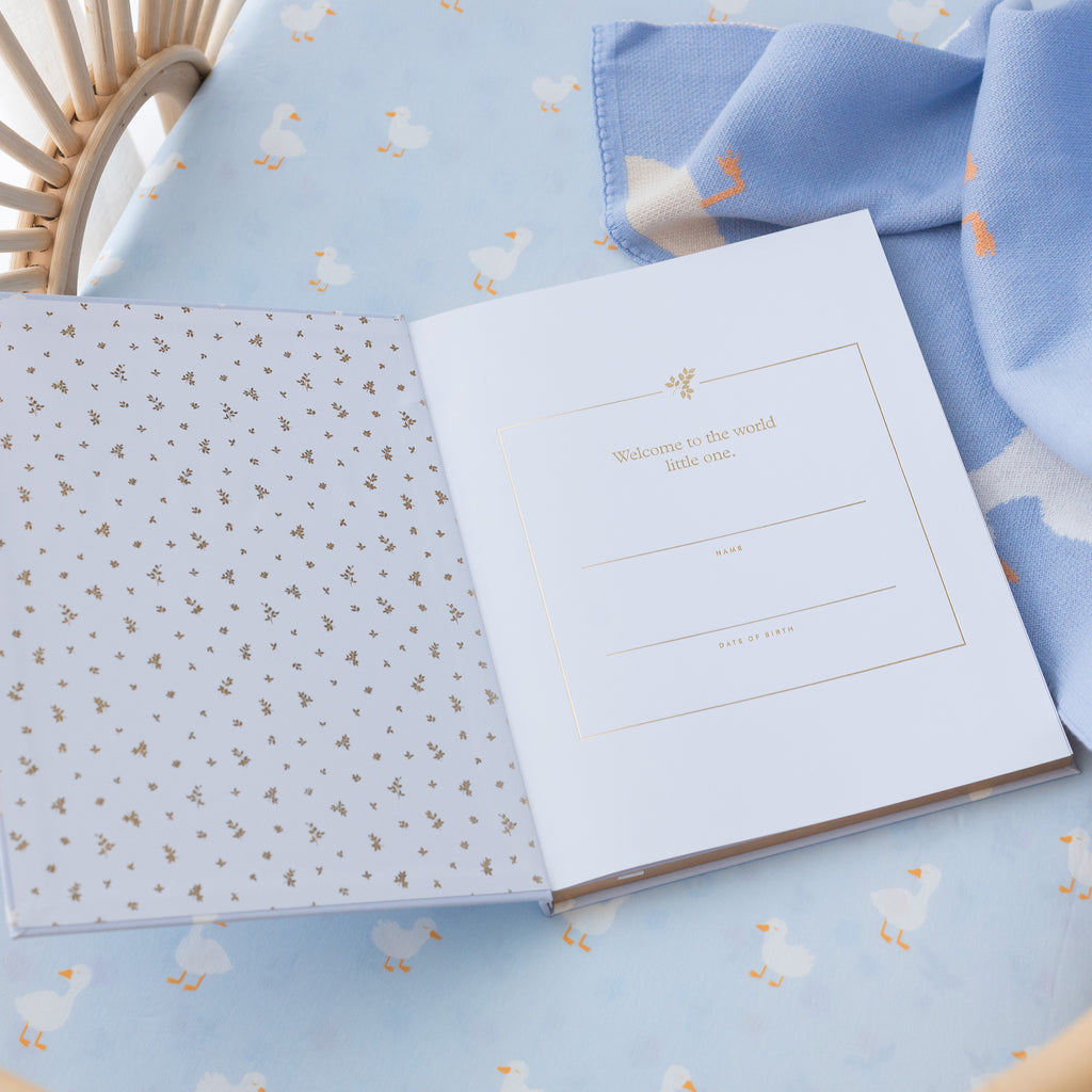 Baby Book Blue Ducks - 3rd Edition - SECONDS