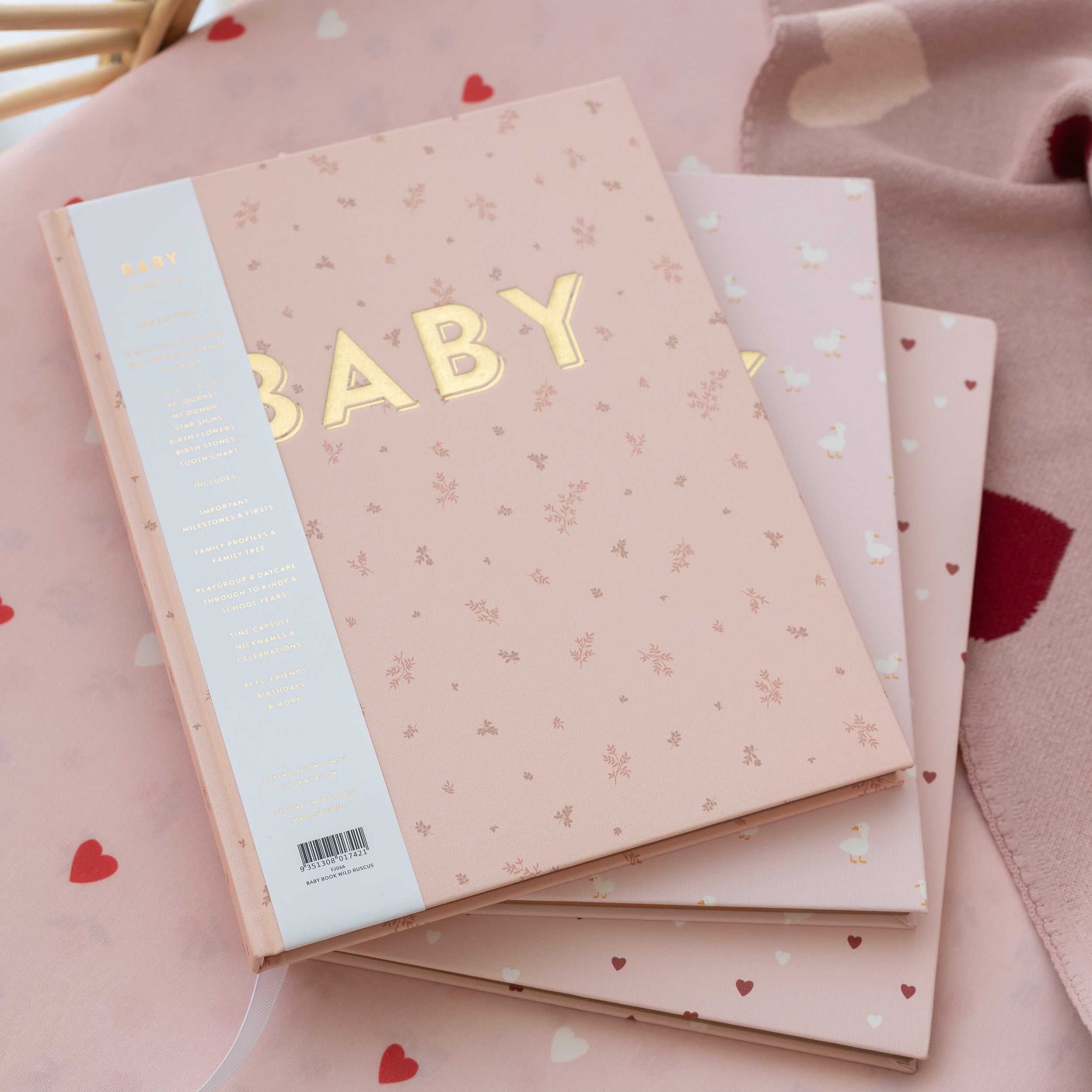 Baby Book Wild Ruscus Boxed - 3rd Edition - PRE-ORDER (JUNE)
