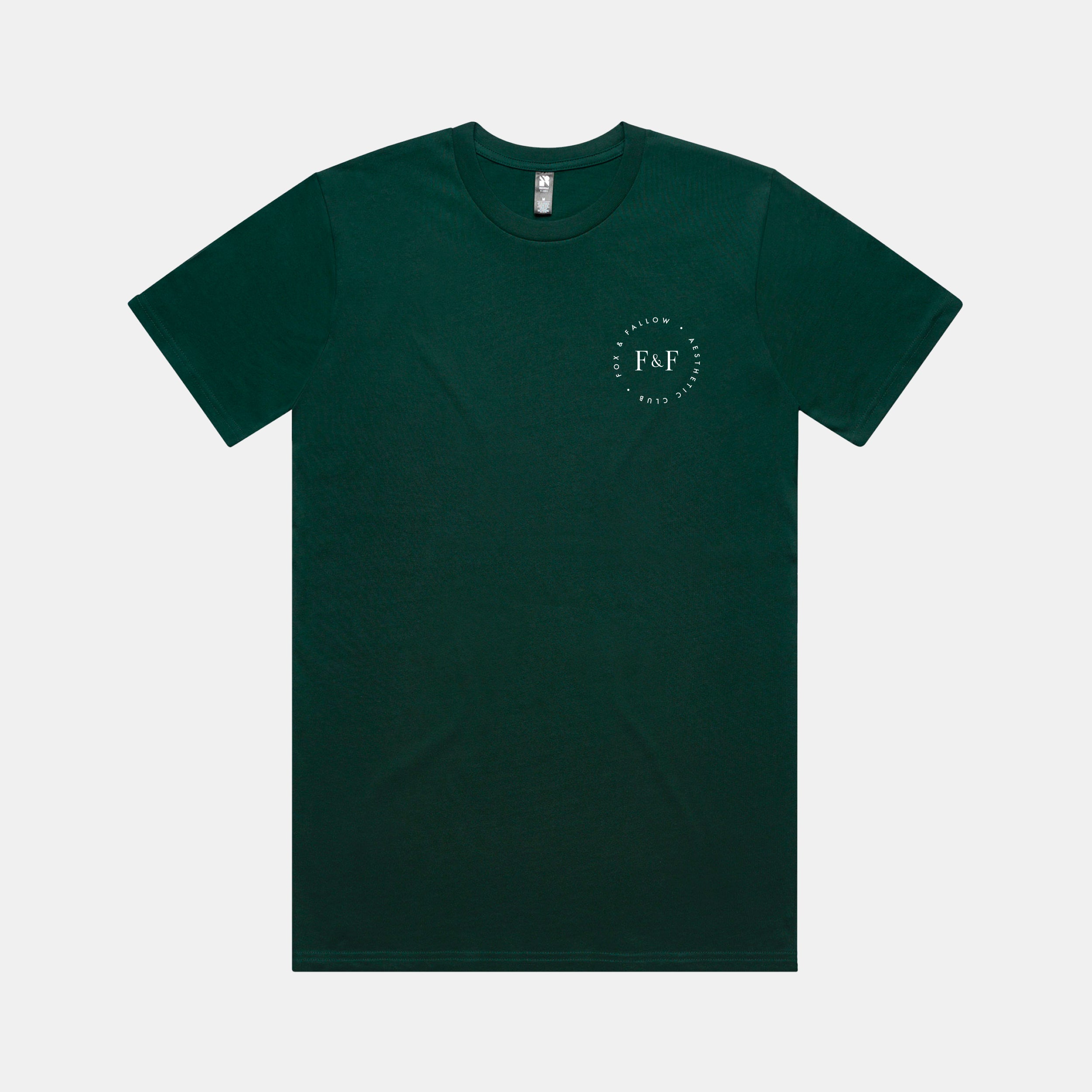 F&F Aesthetic Club 'Form Over Function' Tee - Pine - Unisex