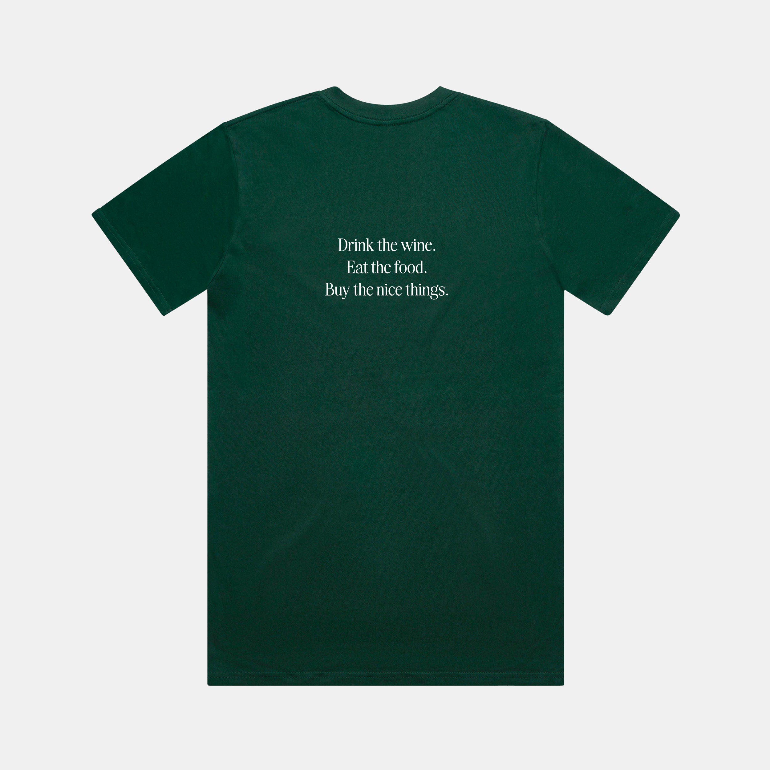 F&F Aesthetic Club 'Nice Things' Tee - Pine - Unisex