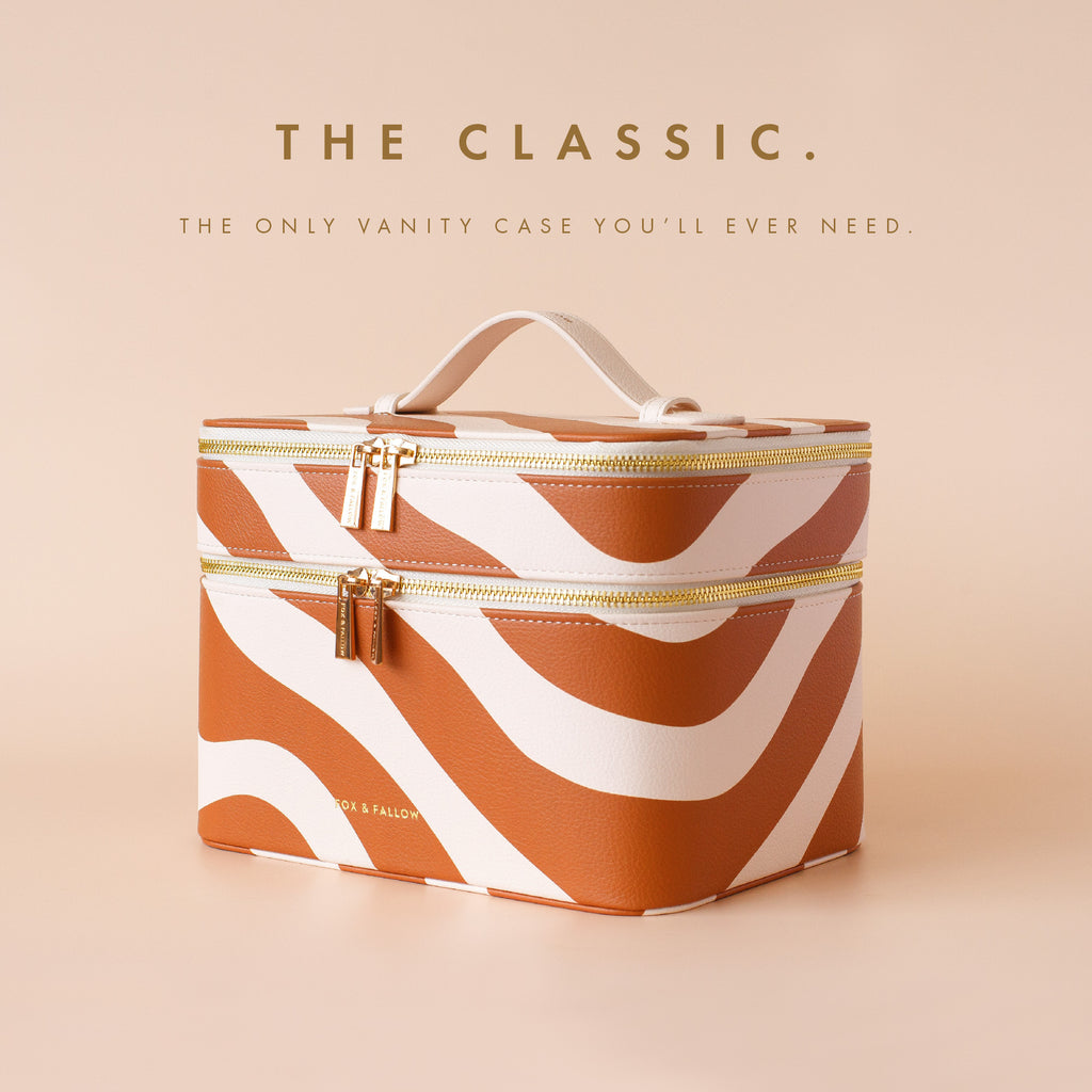Rust Swirl Vanity Case - 'The Classic' - SECONDS