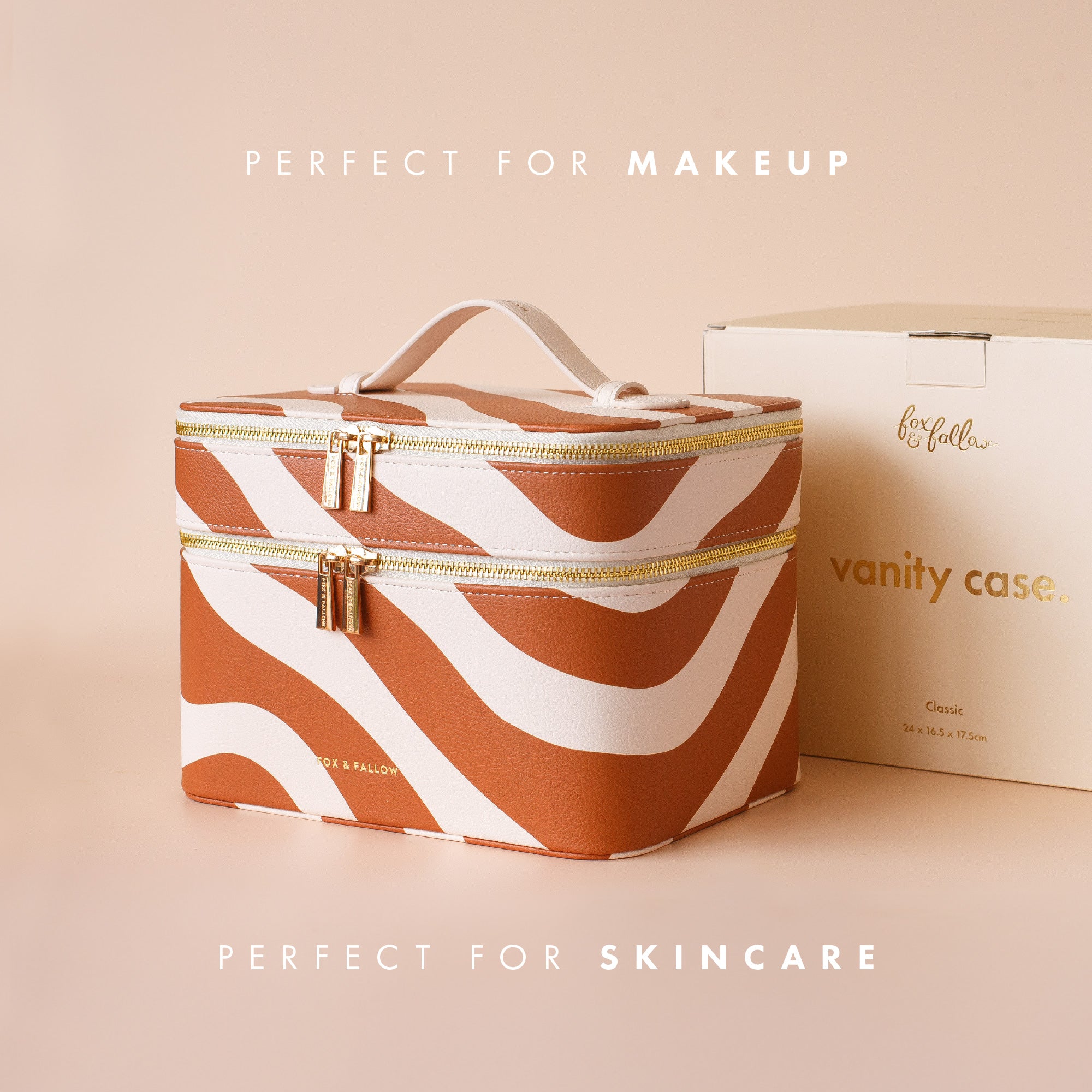 Rust Swirl Vanity Case - 'The Classic' - SECONDS