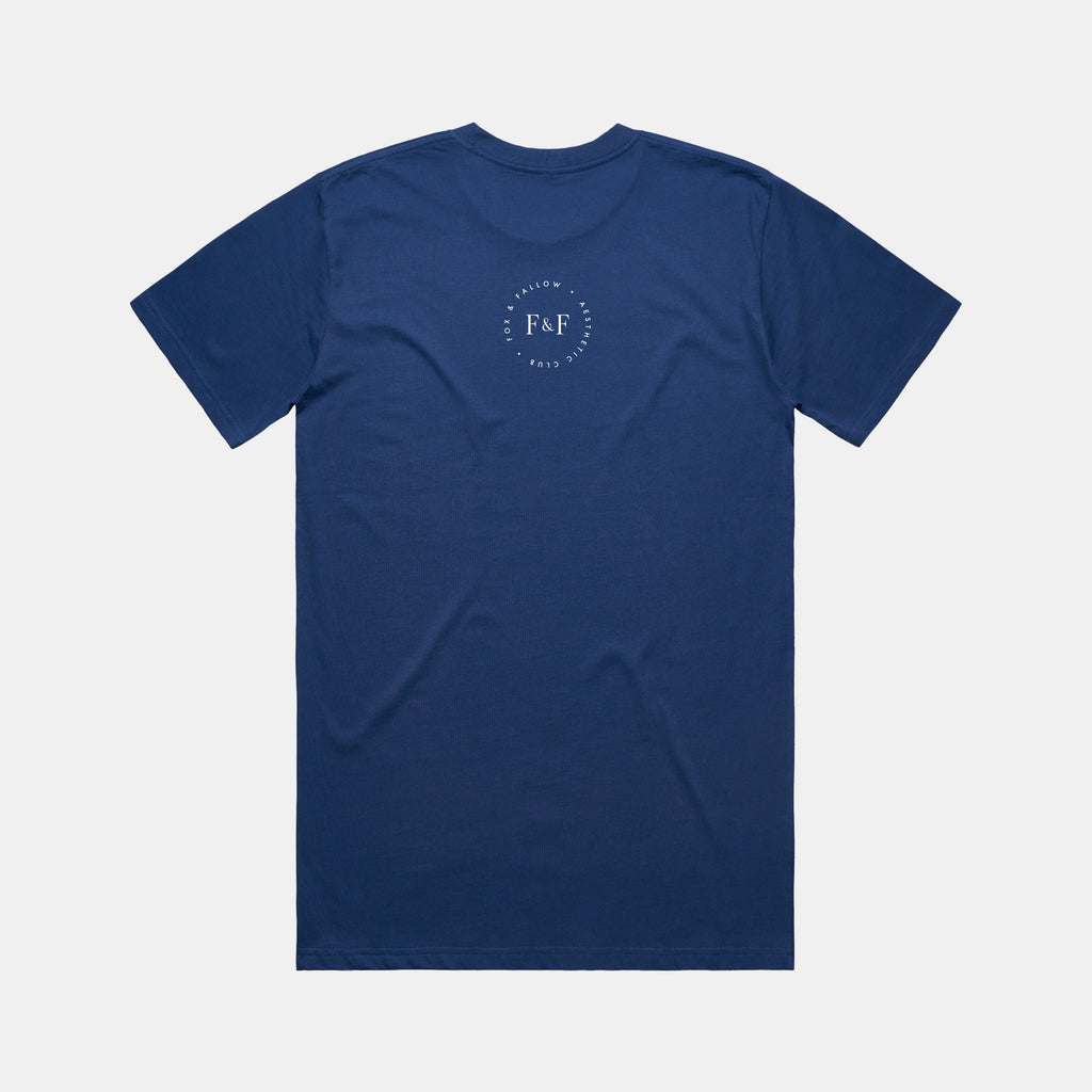 F&F Aesthetic Club 'Classic' Tee - Cobalt - Unisex