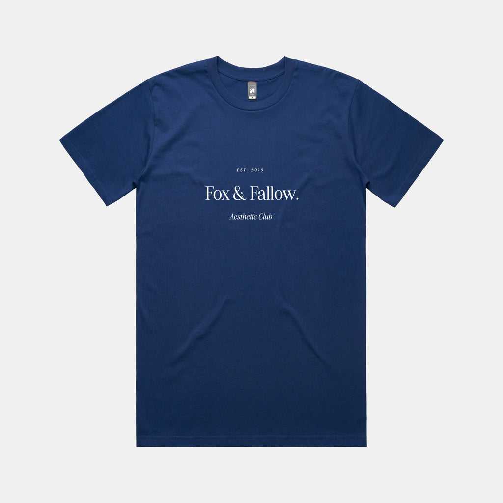 F&F Aesthetic Club 'Classic' Tee - Cobalt - Unisex