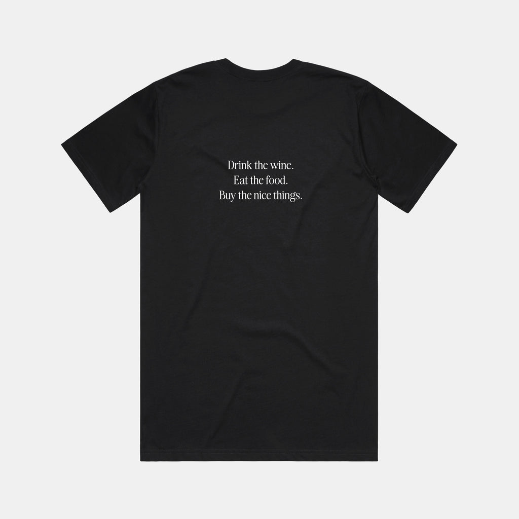 F&F Aesthetic Club 'Nice Things' Tee - Black - Unisex