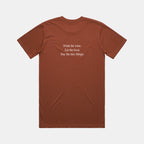 F&F Aesthetic Club 'Nice Things' Tee - Rust - Unisex